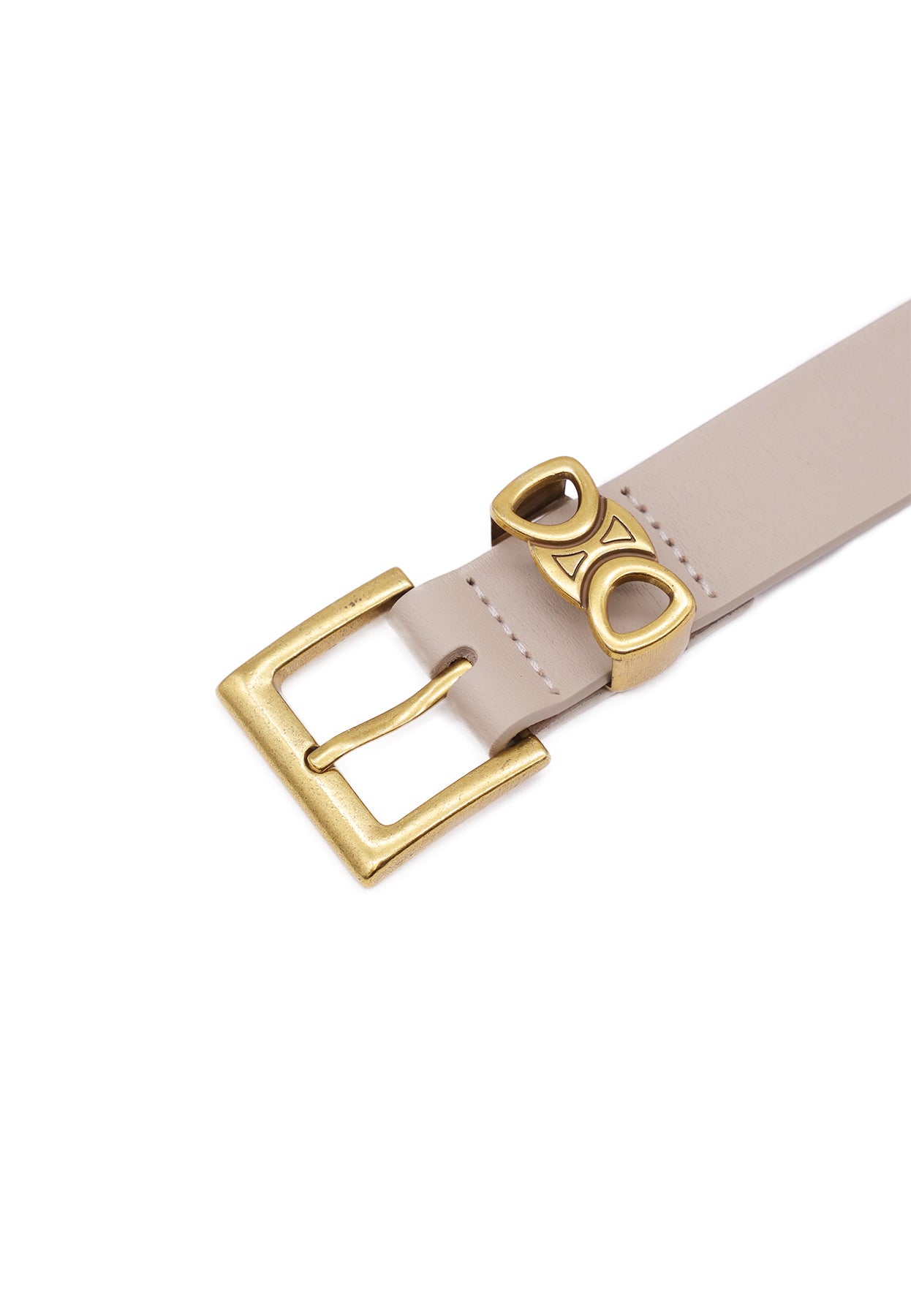Cintura sottile reversibile GG Marmont in tessuto GG Supreme beige e Cintura sottile reversibile GG Marmont in tessuto GG Supreme beige e