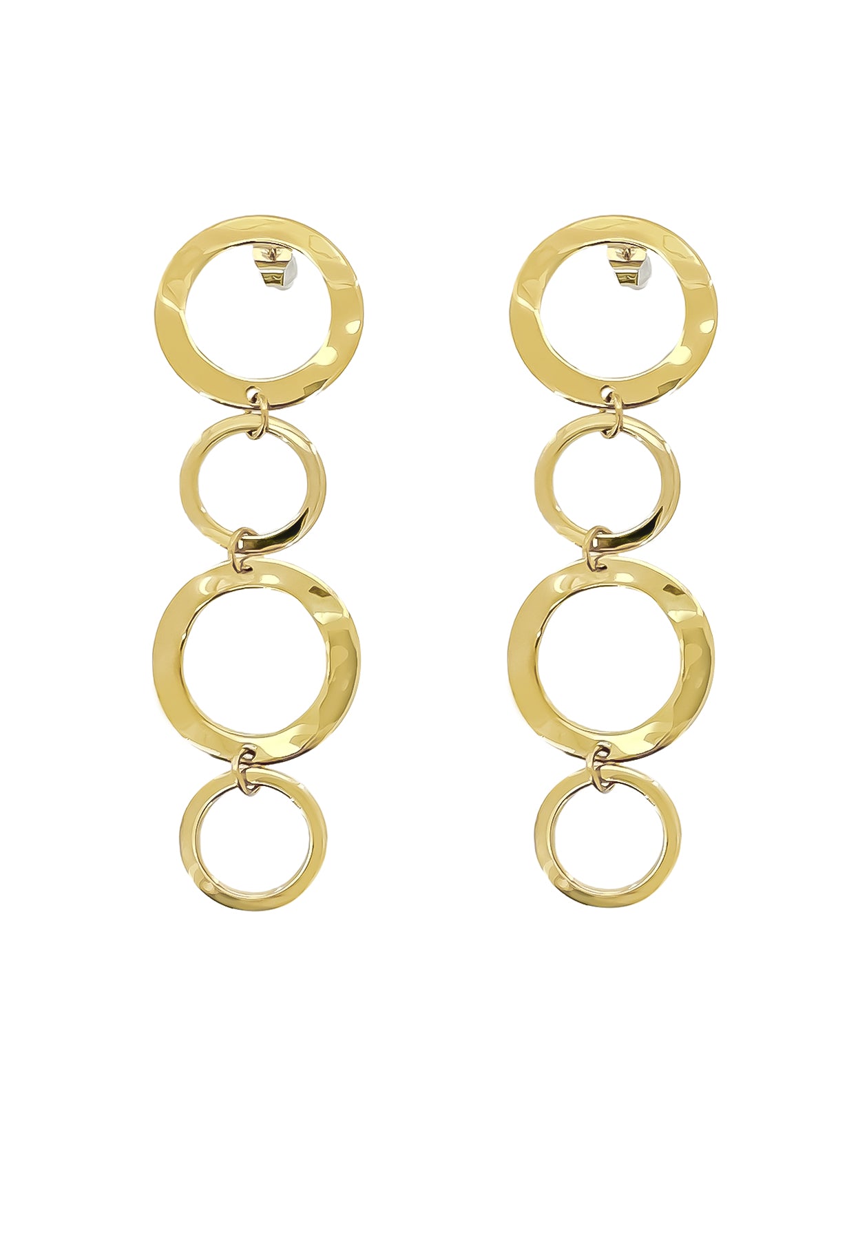 MATERIA Orecchini a forma di cuore con zirconi – argento Sterling MATERIA Orecchini a forma di cuore con zirconi – argento Sterling
