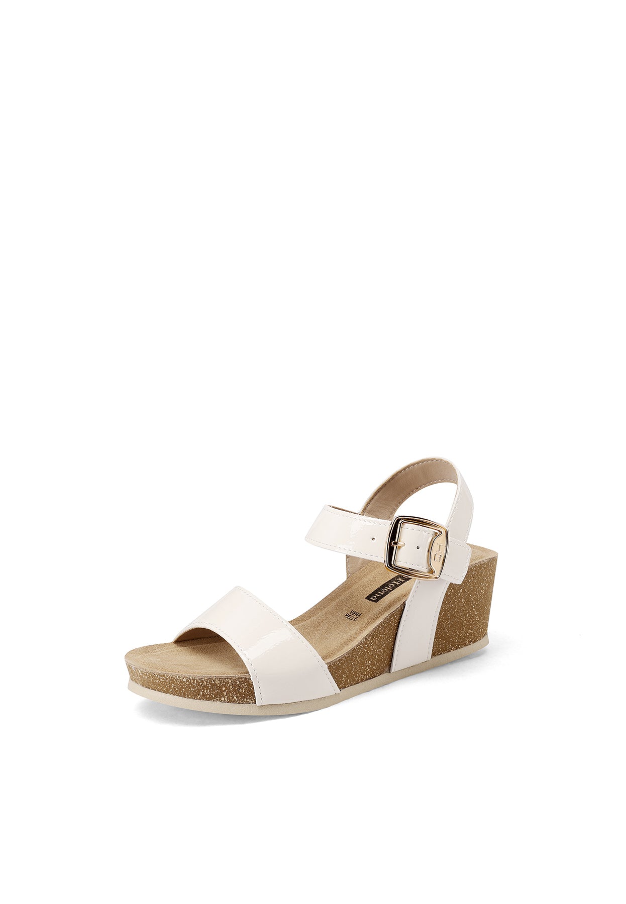 Sandali Sportivi Platform Donna QUEEN HELENA - Sottopiede Ortopedico, Chiusura A Strappo, Tacco 3.5 Cm
