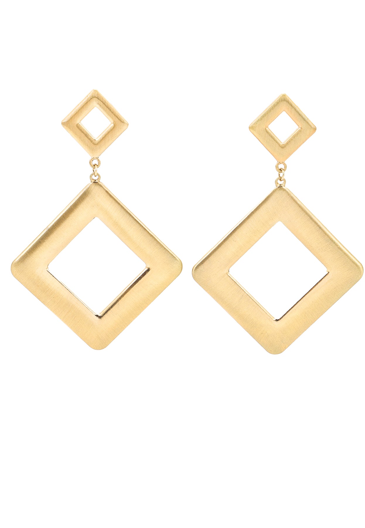 SNGIA Orecchini Pendenti A Ventaglio – Placcati Oro 18K – Grandi E Leggeri – Stile Bohémien Chic