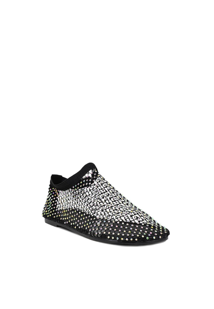 Ballerine con strass color nero