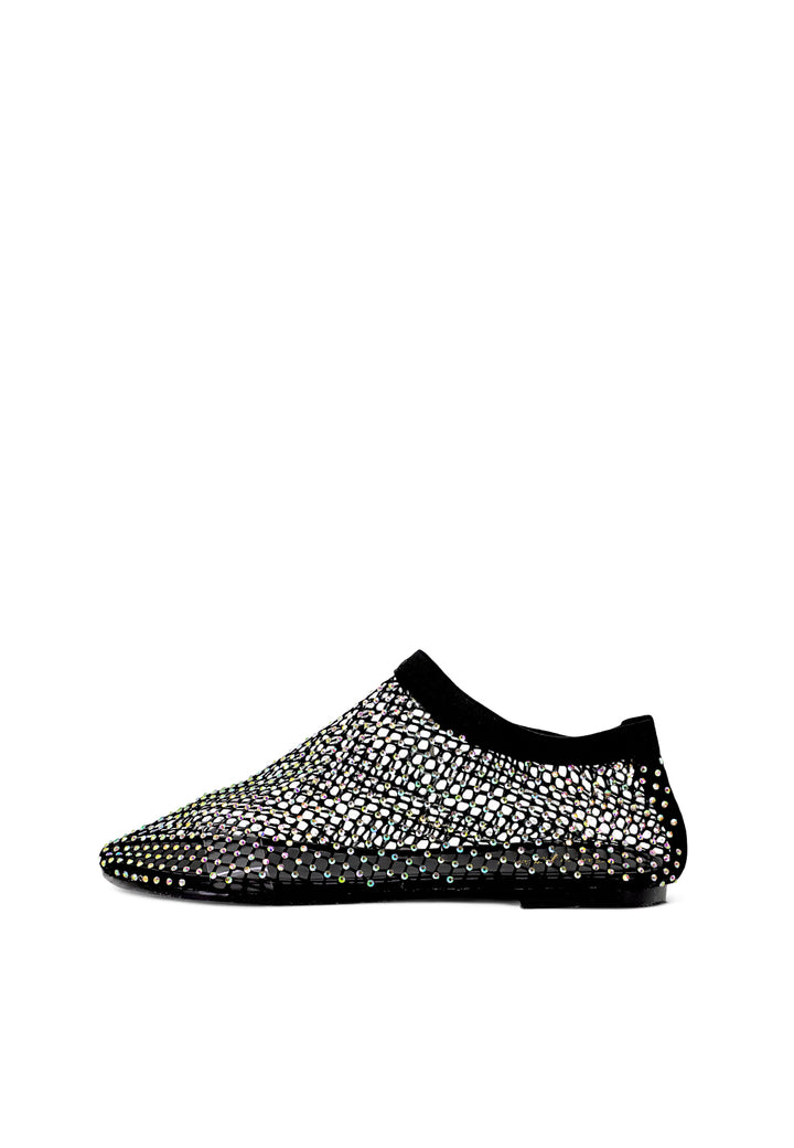 Ballerine con strass color nero