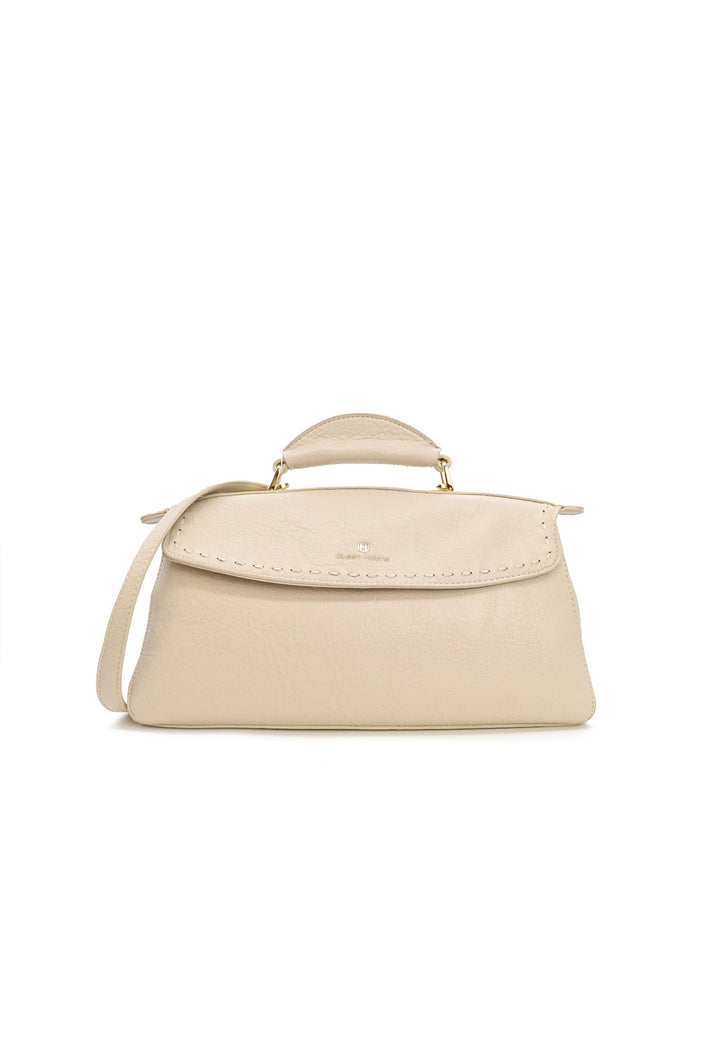 borsa a mano queen helena con tracolla rimovibile LW206 beige