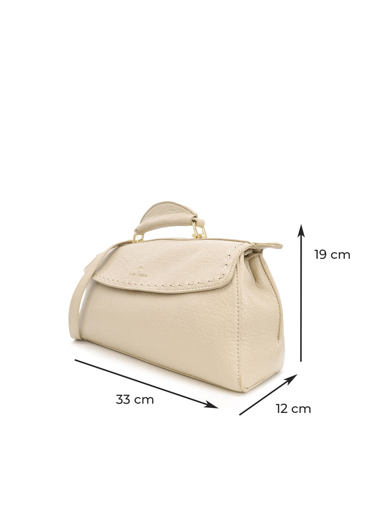 borsa a mano queen helena con tracolla rimovibile LW206 beige