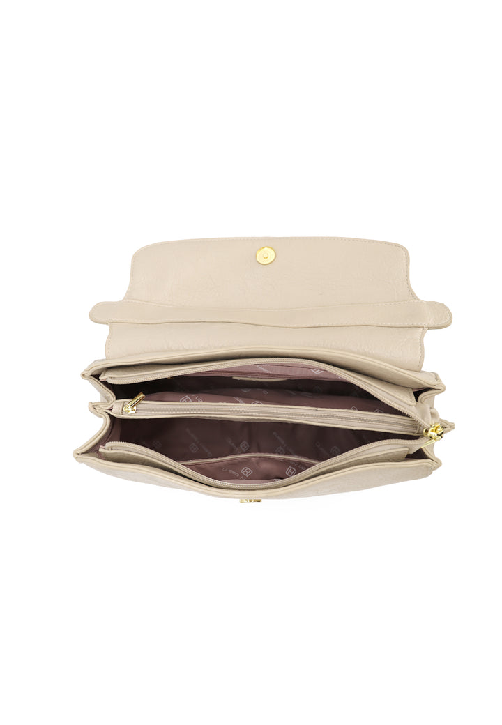 borsa a mano queen helena con tracolla rimovibile LW206 beige