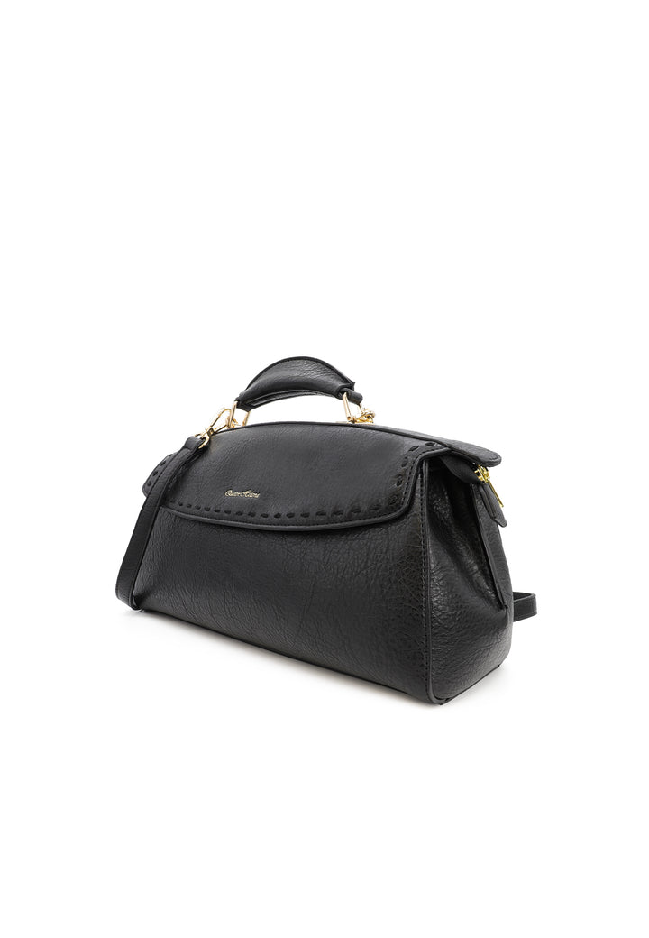 borsa a mano queen helena con tracolla rimovibile LW206 nero