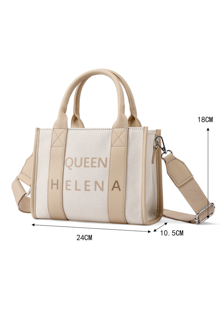 QUEEN HELENA Borsa a Mano Piccola con Tracolla Borsetta Rigida Casual Donna M9001 (Marrone QUEEN HELENA Borsa a Mano Piccola con Tracolla Borsetta Rigida Casual Donna M9001 (Marrone