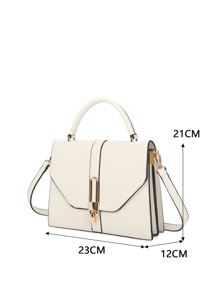 Borsa a mano con tracolla colore beige