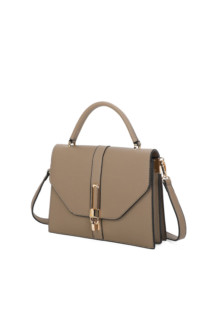 Borsa a mano con tracolla colore khaki