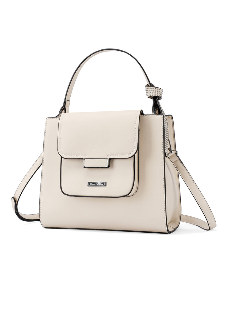 Borsa a tracolla o con manico colore beige