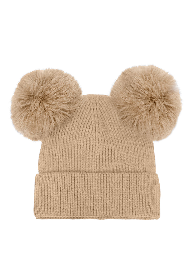 Cappello unisex invernale colore rosa con ricamo invertika - TATTIKA Cappello unisex invernale colore rosa con ricamo invertika - TATTIKA