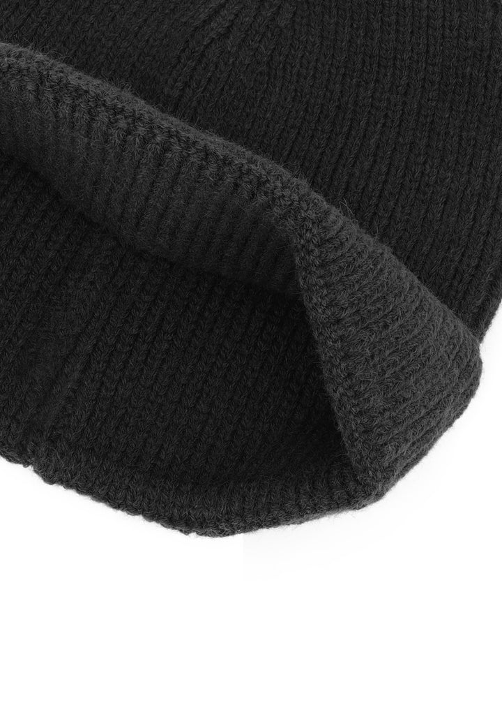 Cappello invernale donna con pon pon di colore nero