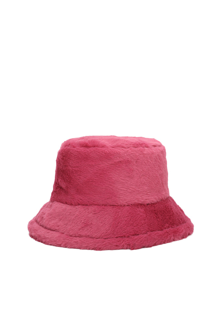 Cappello da pescatore da donna con pelo colore rose