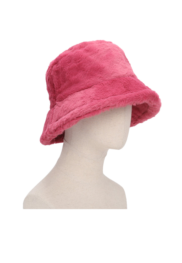 Cappello da pescatore da donna con pelo colore rose