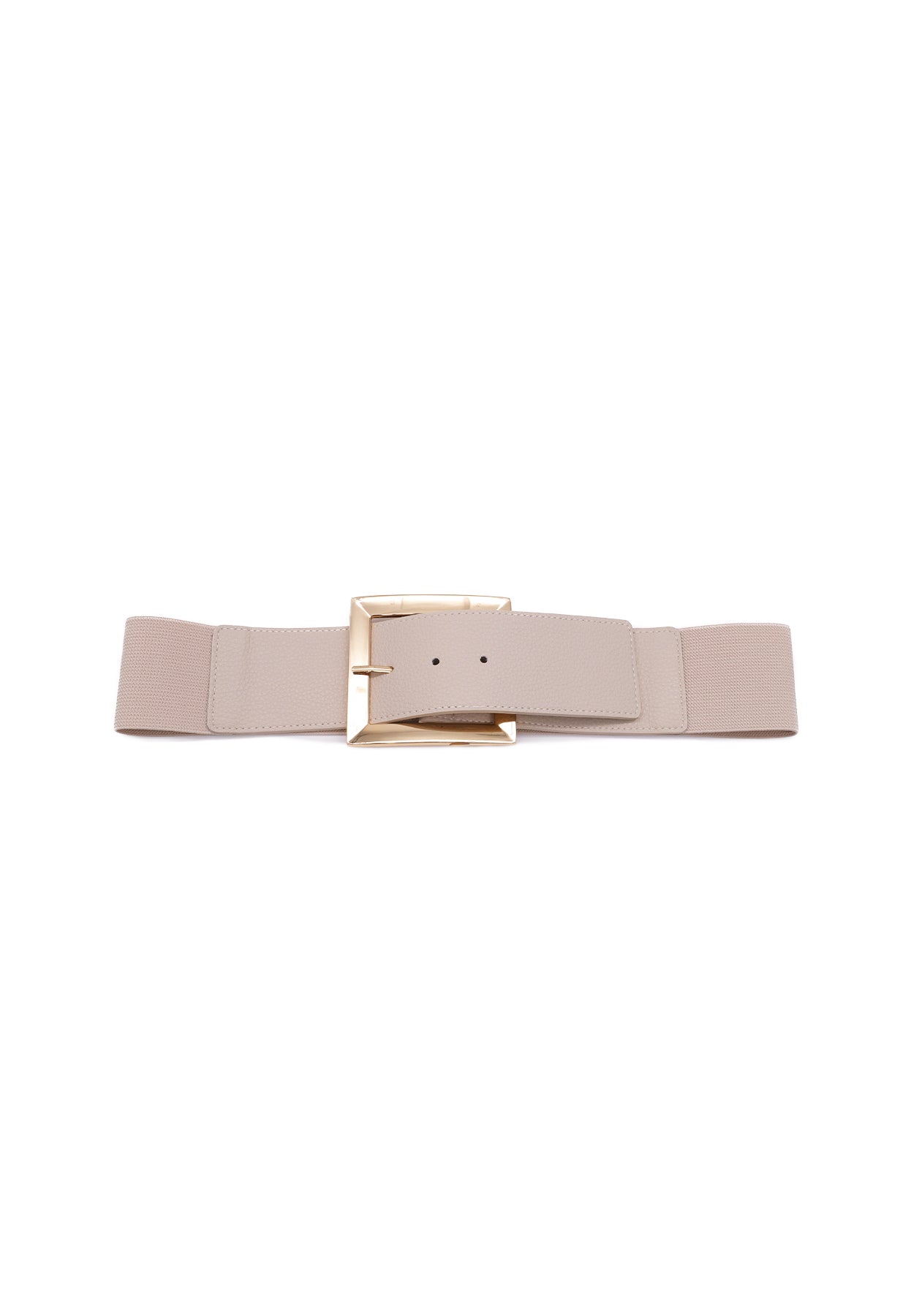 Cintura Donna JasGood In Pelle Sintetica | Con Fibbia Dorata | Per Jeans E Pantaloni | Colore Bianco | Taglie Da S A XXL