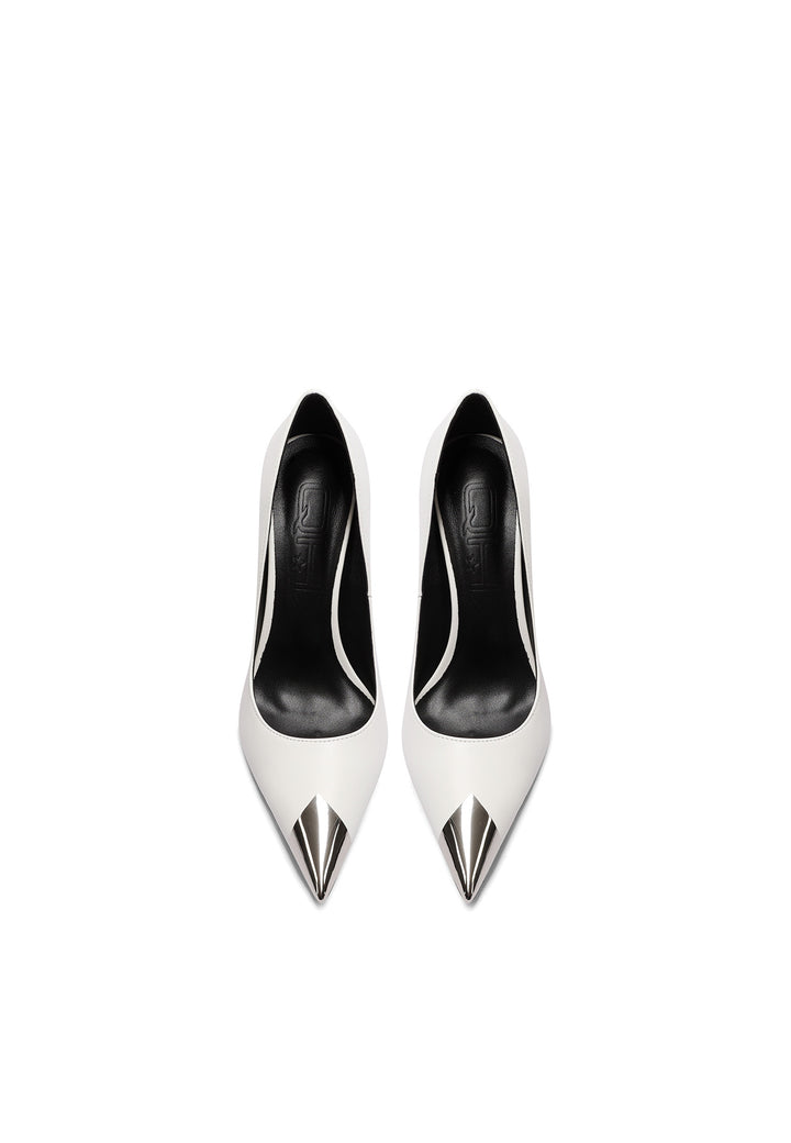 Scarpe Décolleté Con Tacco Alto QUEEN HELENA | Punta Chiusa | Tacco 9 Cm | Pelle E Gomma | Eleganti E Casual