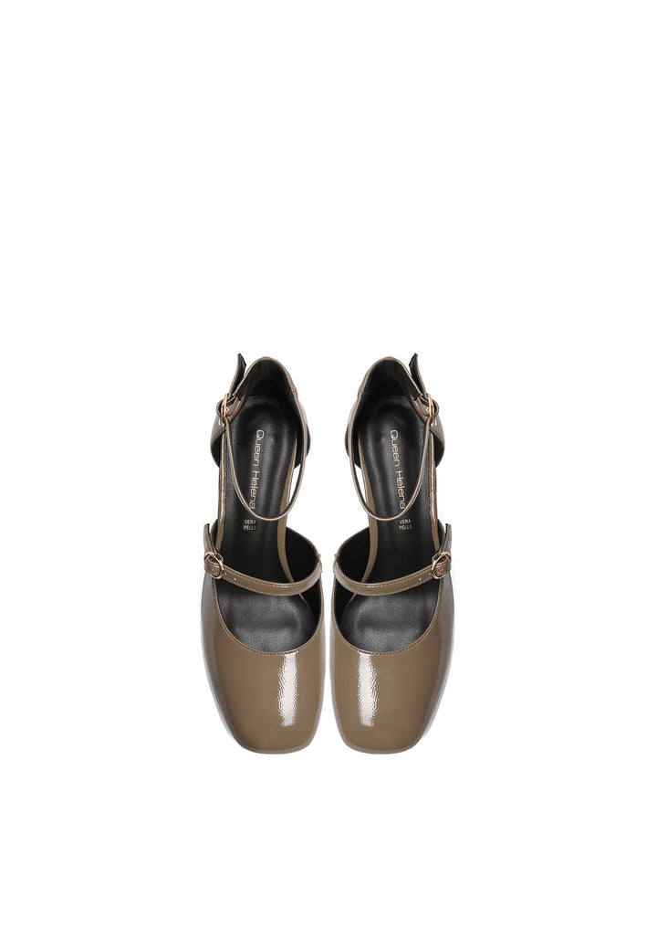 decolletè mary jane queen helena K3922 khaki