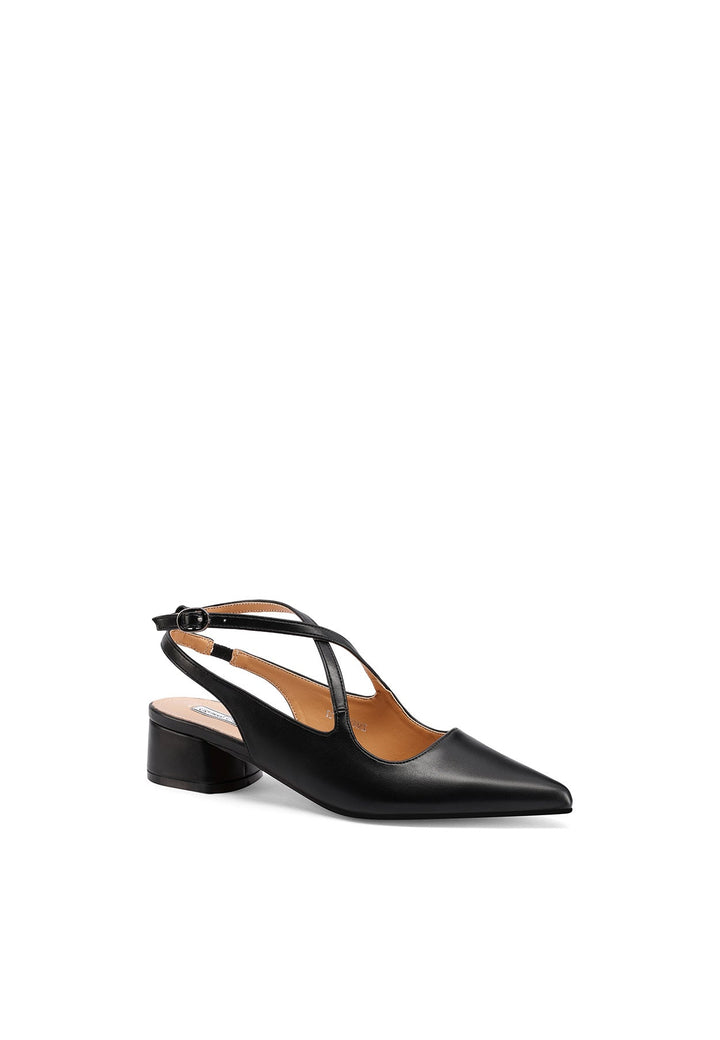 Decolletè slingback da donna colore nero