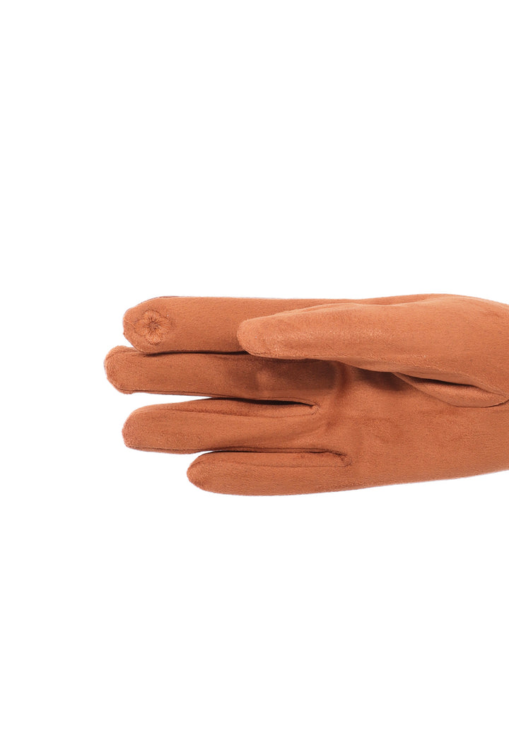 guanti da donna invernali touch screen queen helena marrone