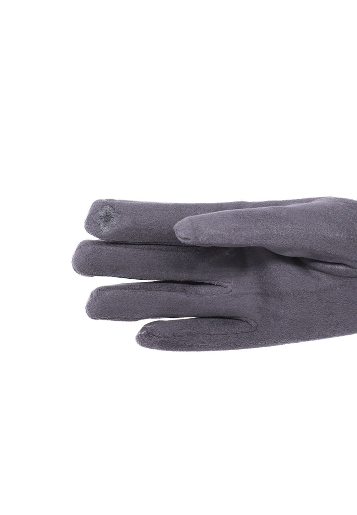 guanti da donna invernali touch screen queen helena grigio
