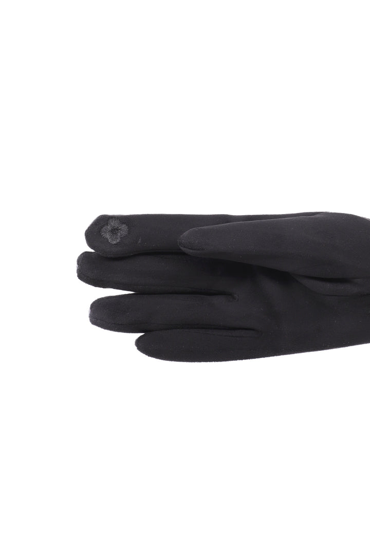 guanti da donna invernali touch screen queen helena nero