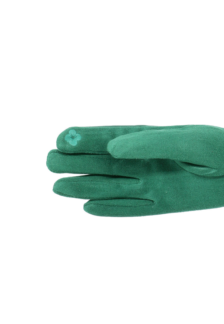 guanti da donna invernali touch screen queen helena verde
