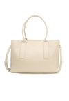Borsa donna a mano con tracolla regolabile beige