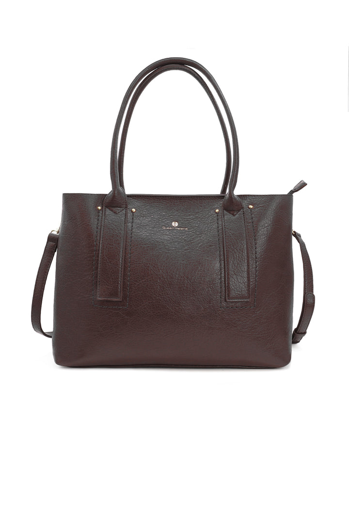 Borsa donna a mano con tracolla regolabile nero