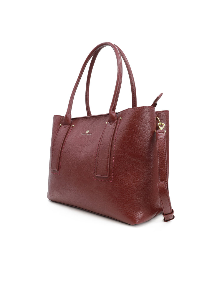 Borsa donna a mano con tracolla regolabile red