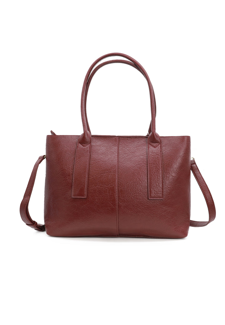 Borsa donna a mano con tracolla regolabile red