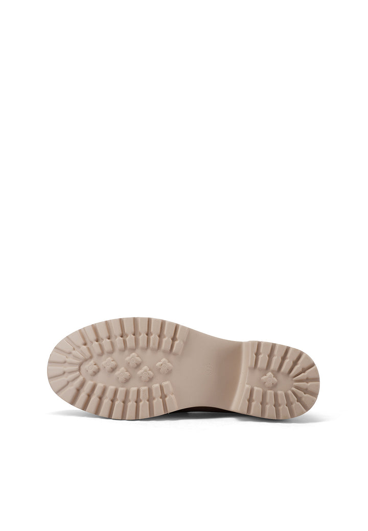 Mocassini con platform da donna colore beige