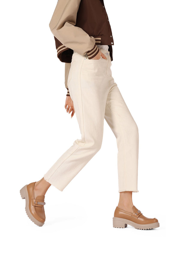 Mocassini Donna In Pelle Con Plateau | Eleganti E Comodi | Per Primavera, Estate E Autunno - Foto 10