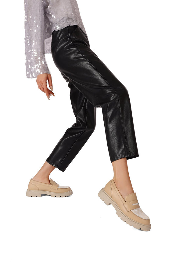 Mocassini Donna In Pelle Con Plateau | Eleganti E Comodi | Per Primavera, Estate E Autunno - Foto 7