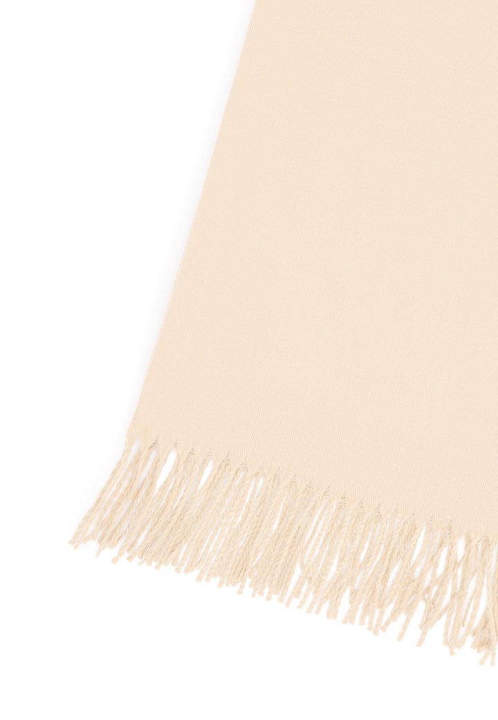 Sciarpa-flanella-frange-calda-lunga-beige