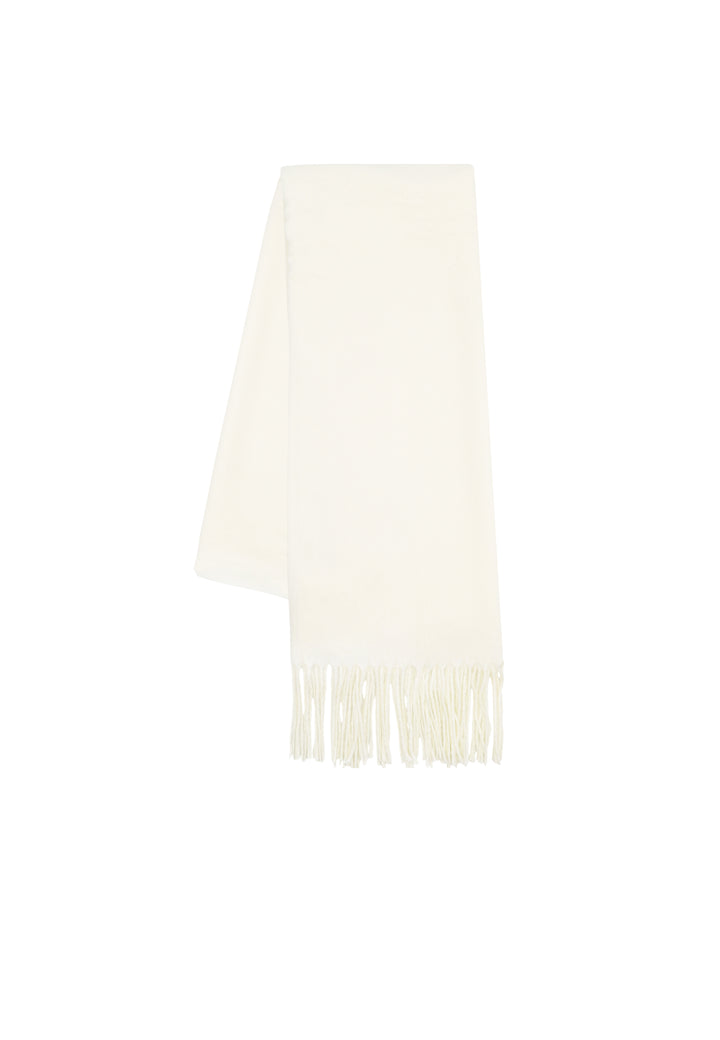 Sciarpa-flanella-frange-calda-lunga-crema