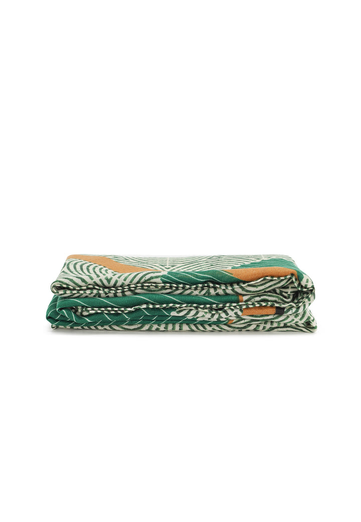 Sciarpa con fantasia cavallo verde