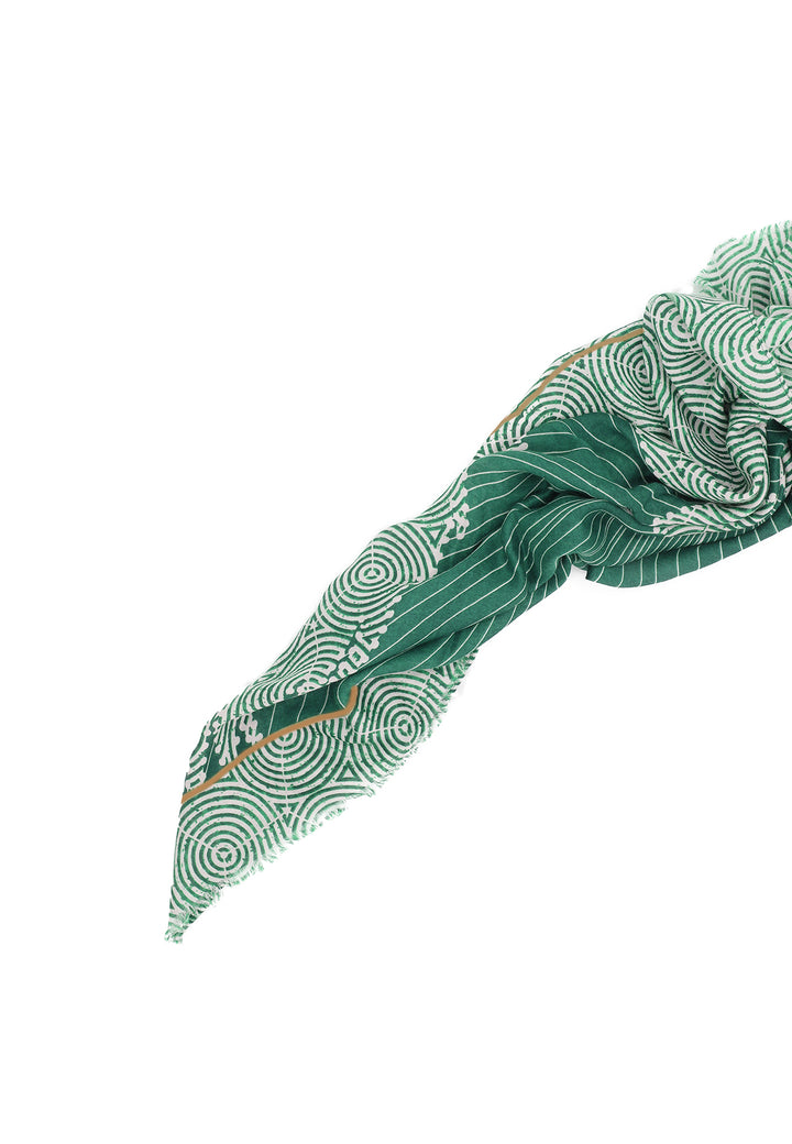 Sciarpa con fantasia cavallo verde