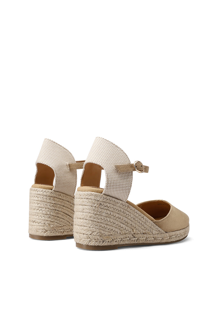 Zeppa in simil corda color khaki