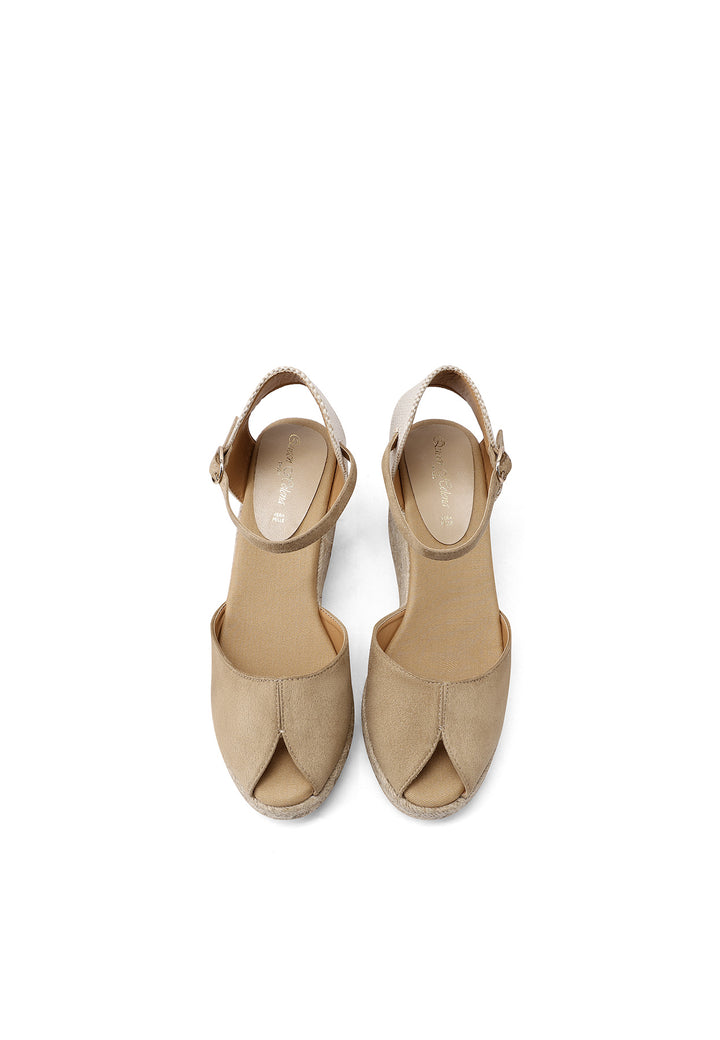 Zeppa in simil corda color khaki