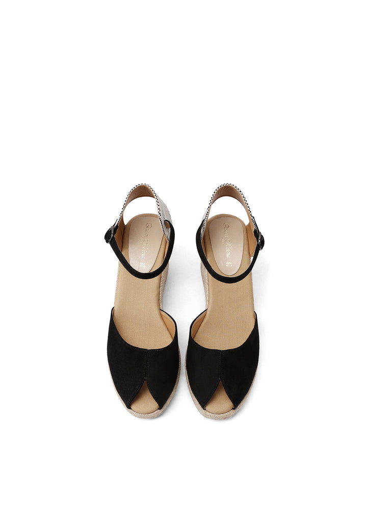 Zeppa in simil corda color nero