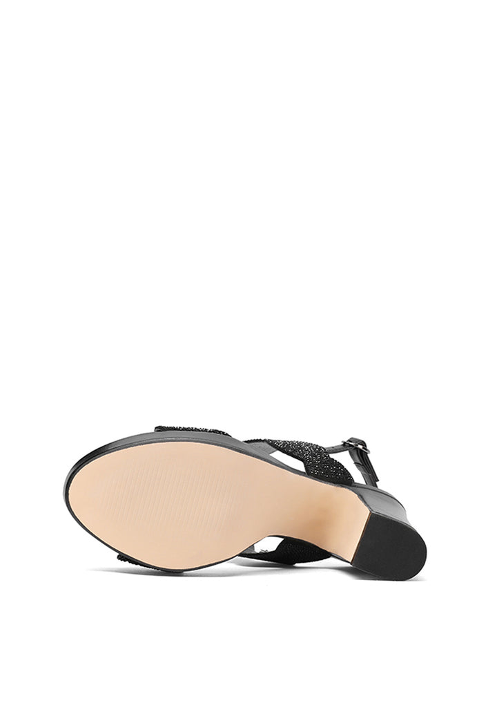 sandali da donna eleganti con tacco queen helena zm9655 nero
