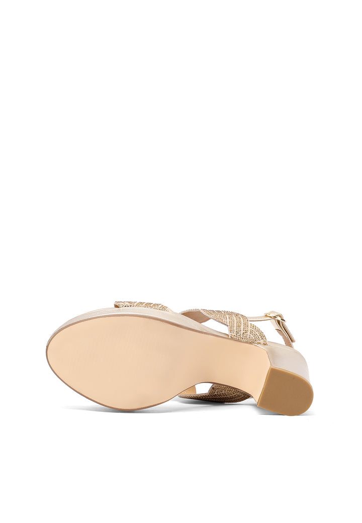sandali da donna eleganti con tacco queen helena zm9655 oro
