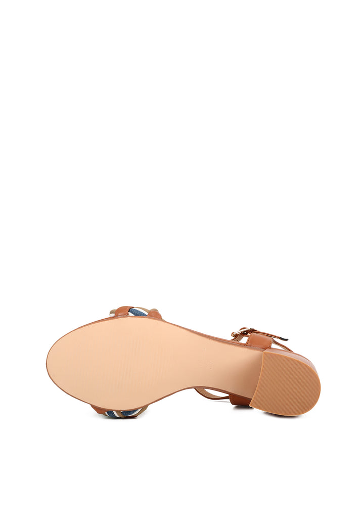 sandali da donna eleganti con tacco basso zm9628 cammello