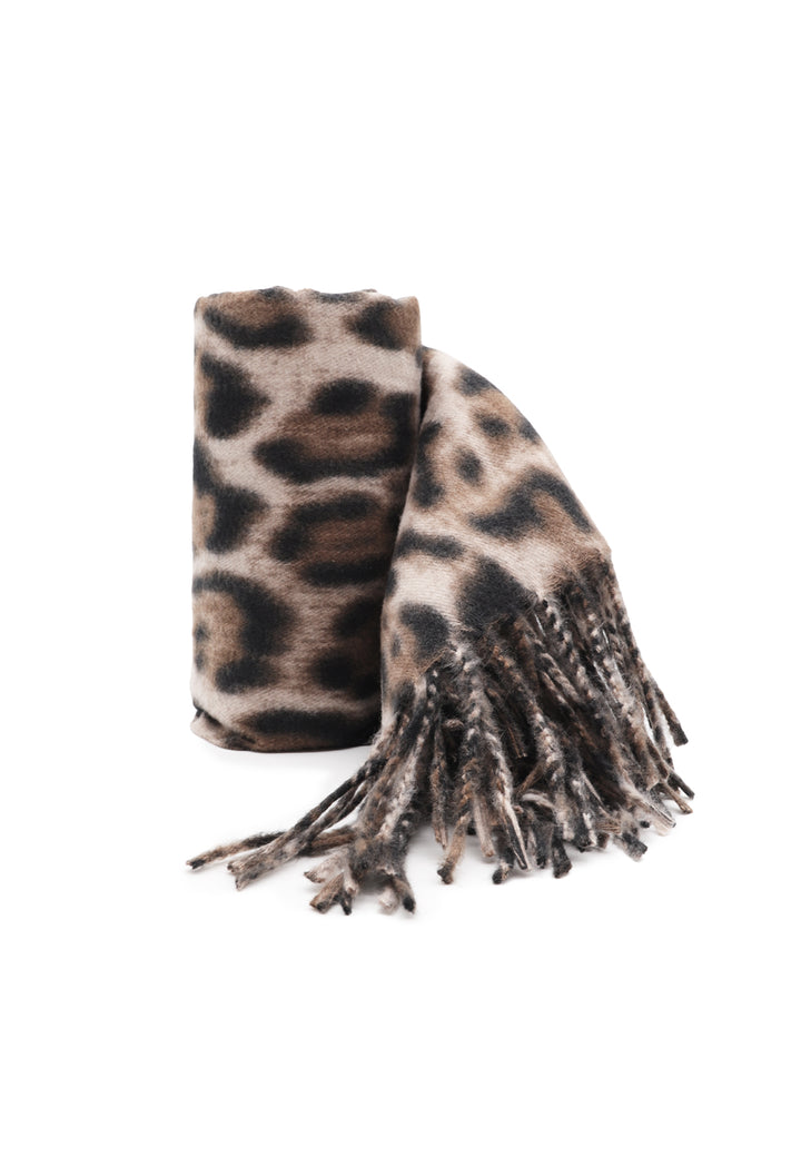 Sciarpa foulard da donna in colore khaki