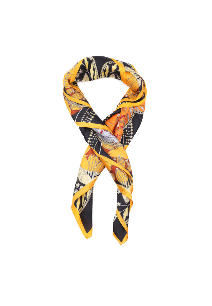 Sciarpa foulard da donna queen helena color arancione