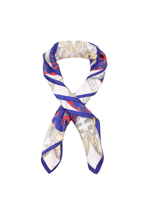 Sciarpa foulard da donna queen helena color blu