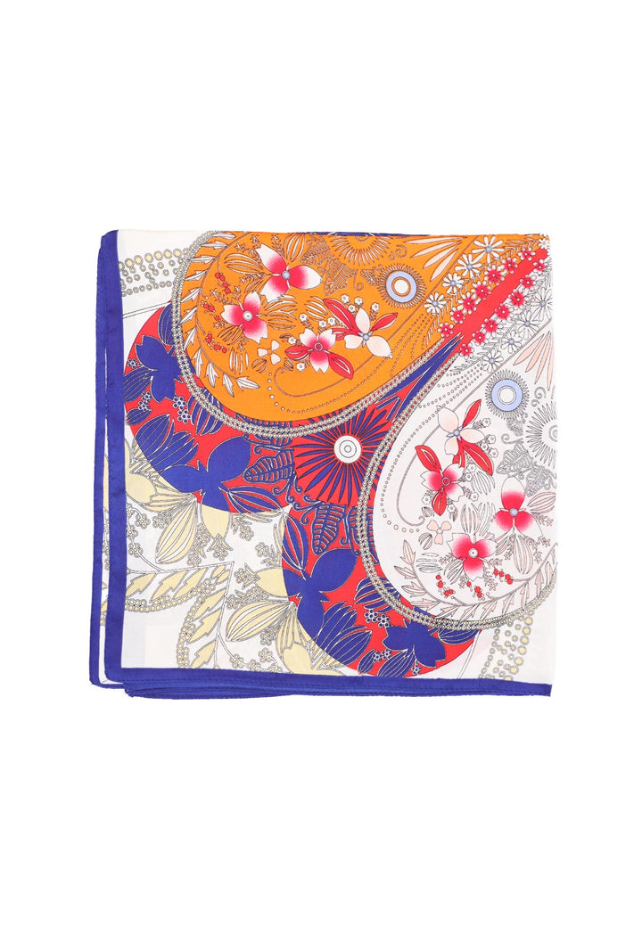 Sciarpa foulard da donna queen helena color blu