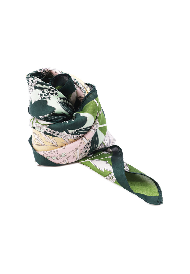 Sciarpa foulard da donna queen helena color verde