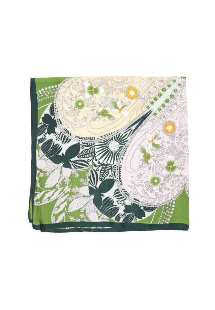 Sciarpa foulard da donna queen helena color verde