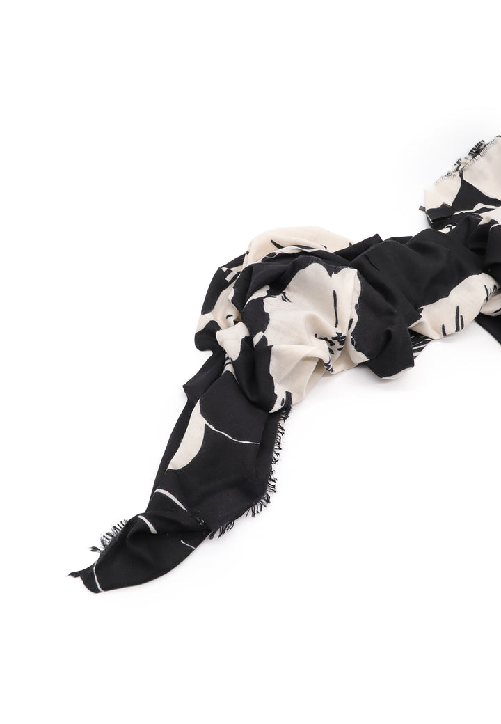 Sciarpa foulard da donna in viscosa colore nero